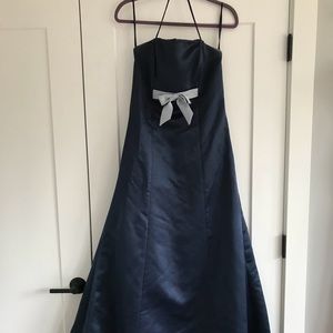 Navy bridesmaids dress